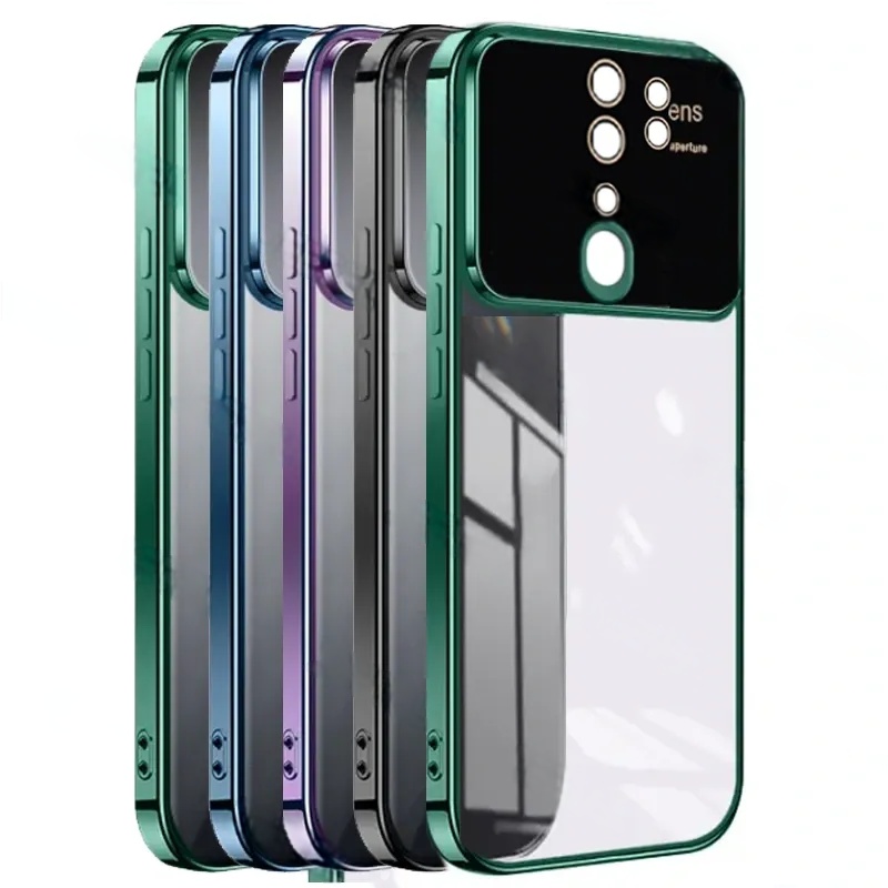 کاور مدل الکترو لنز شفاف مناسب برای گوشی موبایل شیائومی Note 8 Pro