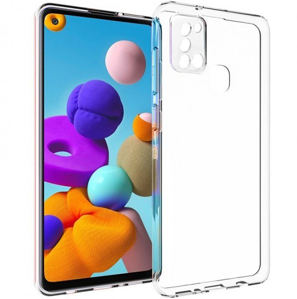 کاور مدل ژله ای  ( محافظ لنز دار ) مناسب برای گوشی موبایل سامسونگ   Galaxy A21S