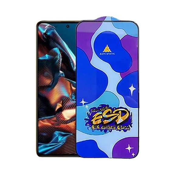 محافظ صفحه نمایش مدل TOVS سری آنتی استاتیک ESD اورجینال مناسب برای گوشی موبایل سامسونگ Galaxy A14