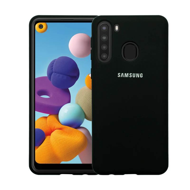 کاور مدل سیلیکونی ( داخل مخمل ) مناسب برای گوشی موبایل سامسونگ Galaxy A21
