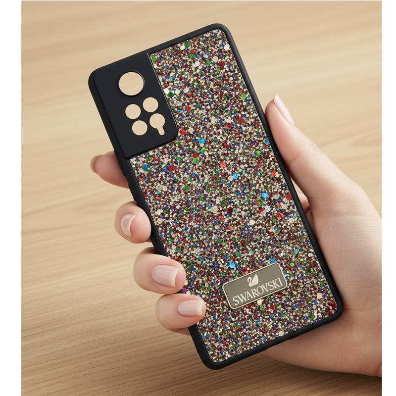 کاور مدل سواروسکی مناسب برای گوشی موبایل شیائومی Note 11 Pro 4G / Note 11 Pro 5G / Note 12 Pro 4G