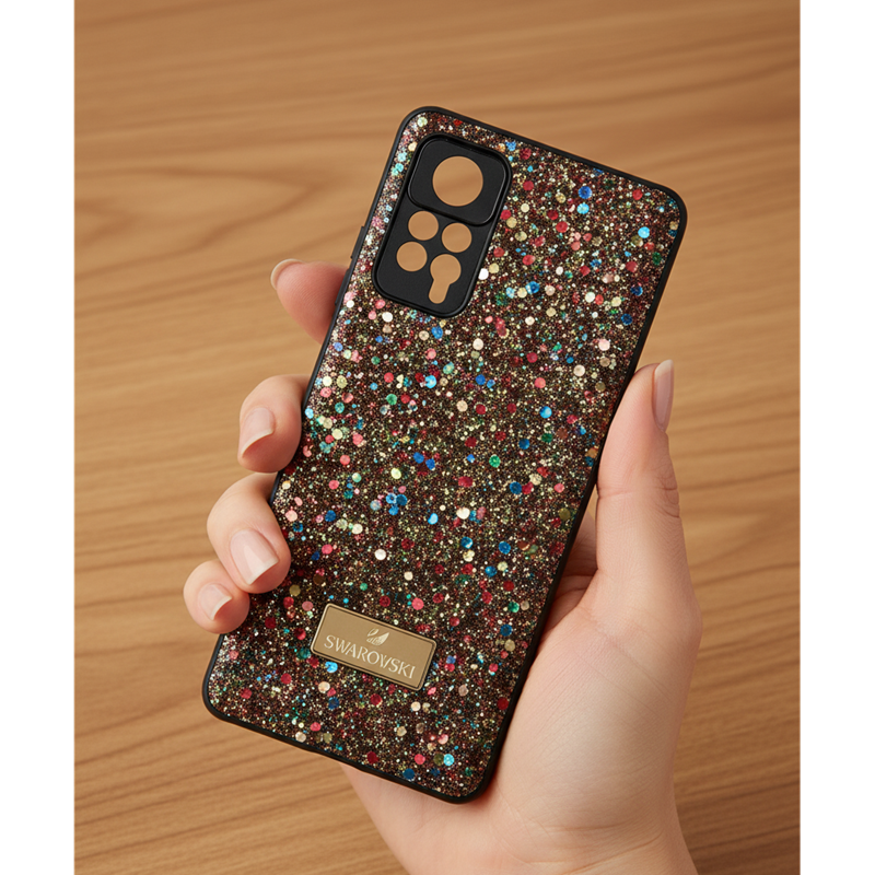 کاور مدل سواروسکی مناسب برای گوشی موبایل شیائومی Note 11 Pro 4G / Note 11 Pro 5G / Note 12 Pro 4G