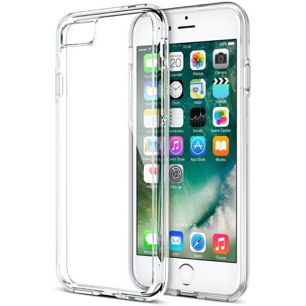 کاور موبایل اپل Iphone 7 Plus / Iphone 8 Plus مدل ژله ای  ( محافظ لنز دار )