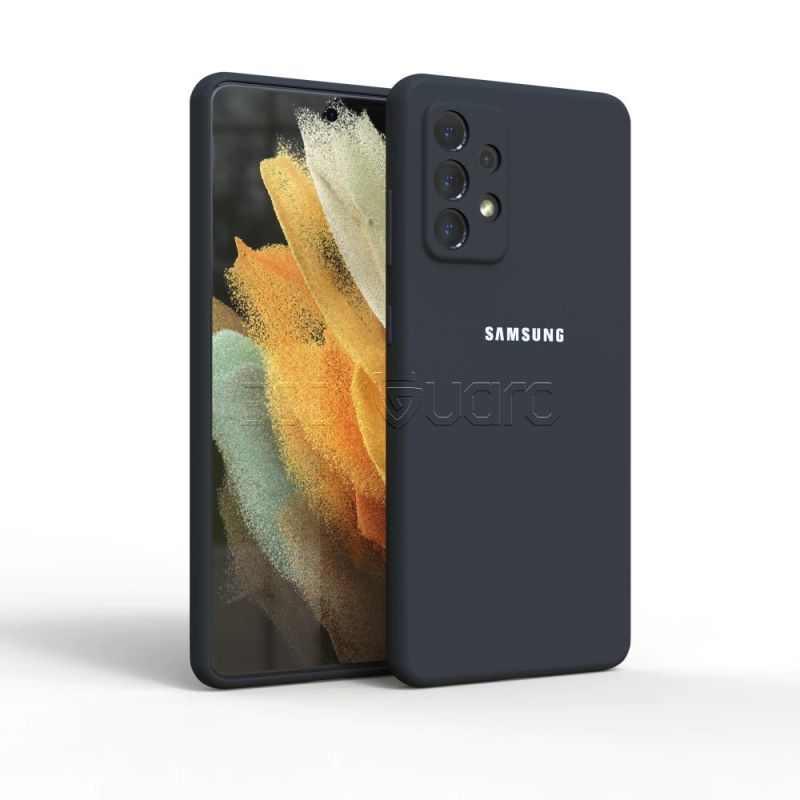 کاور مدل سیلیکونی ( داخل مخمل ) مناسب برای گوشی موبایل سامسونگ Galaxy A72