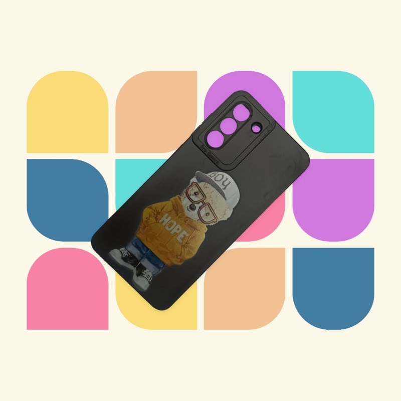 کاور مدل سیلیکونی طرحدار ( داخل مخمل ) مناسب برای گوشی موبایل سامسونگ Galaxy S21 FE