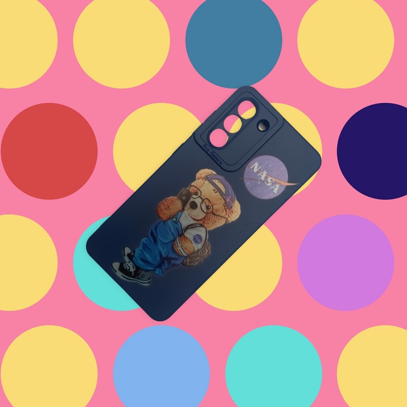 کاور مدل سیلیکونی طرحدار ( داخل مخمل ) مناسب برای گوشی موبایل سامسونگ Galaxy S21 FE