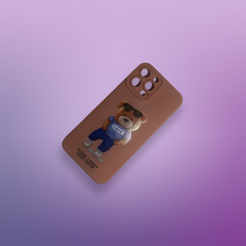 کاور مدل سیلیکونی طرحدار ( داخل مخمل ) مناسب برای گوشی موبایل اپل Iphone 11 Pro Max