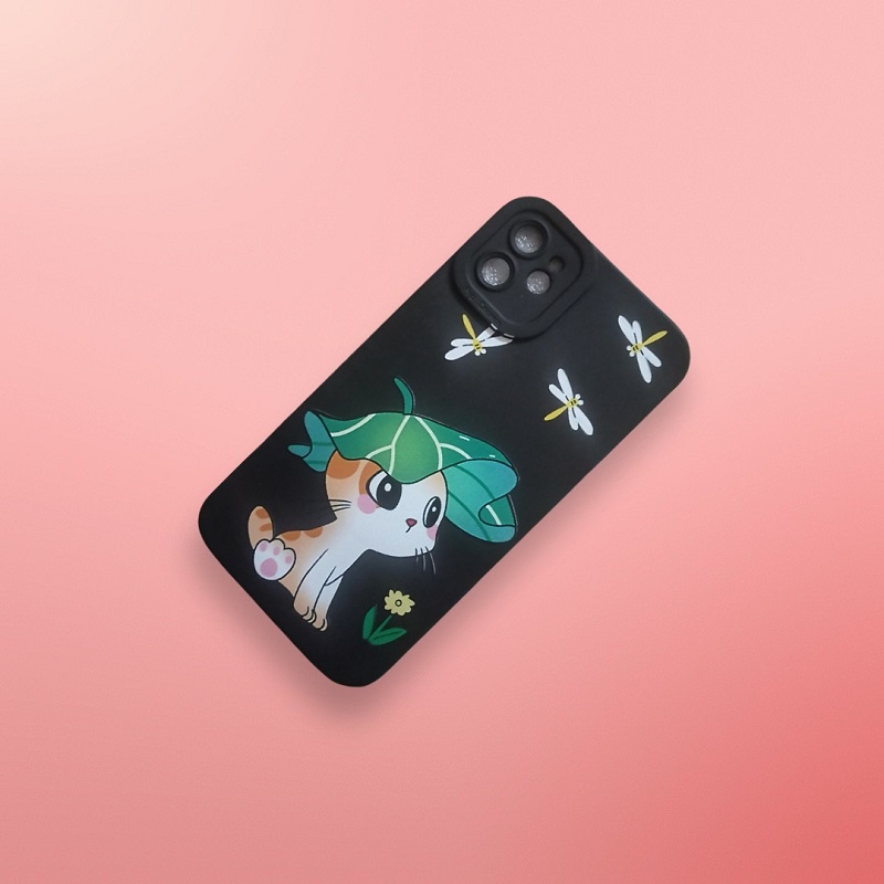 کاور مدل سیلیکونی طرحدار ( داخل مخمل ) مناسب برای گوشی موبایل اپل Iphone 11