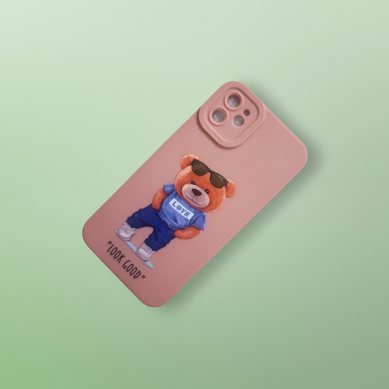 کاور مدل سیلیکونی طرحدار ( داخل مخمل ) مناسب برای گوشی موبایل اپل Iphone 11