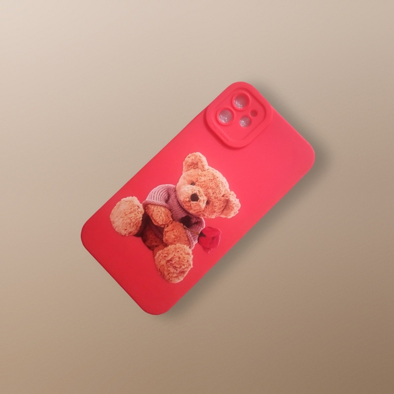 کاور مدل سیلیکونی طرحدار ( داخل مخمل ) مناسب برای گوشی موبایل اپل Iphone 11