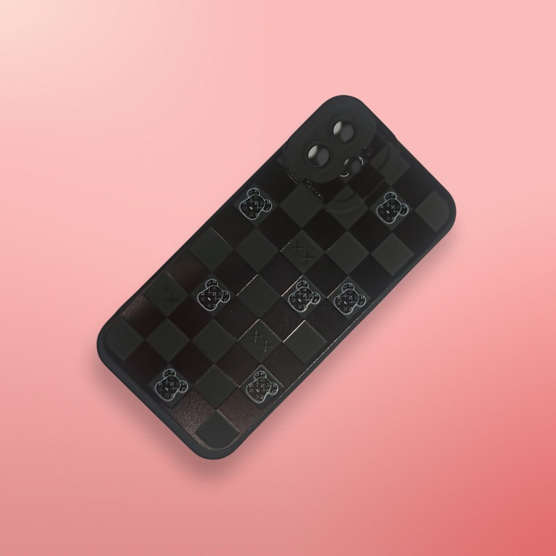 کاور مدل سیلیکونی طرحدار ( داخل مخمل ) مناسب برای گوشی موبایل اپل Iphone 12 Pro