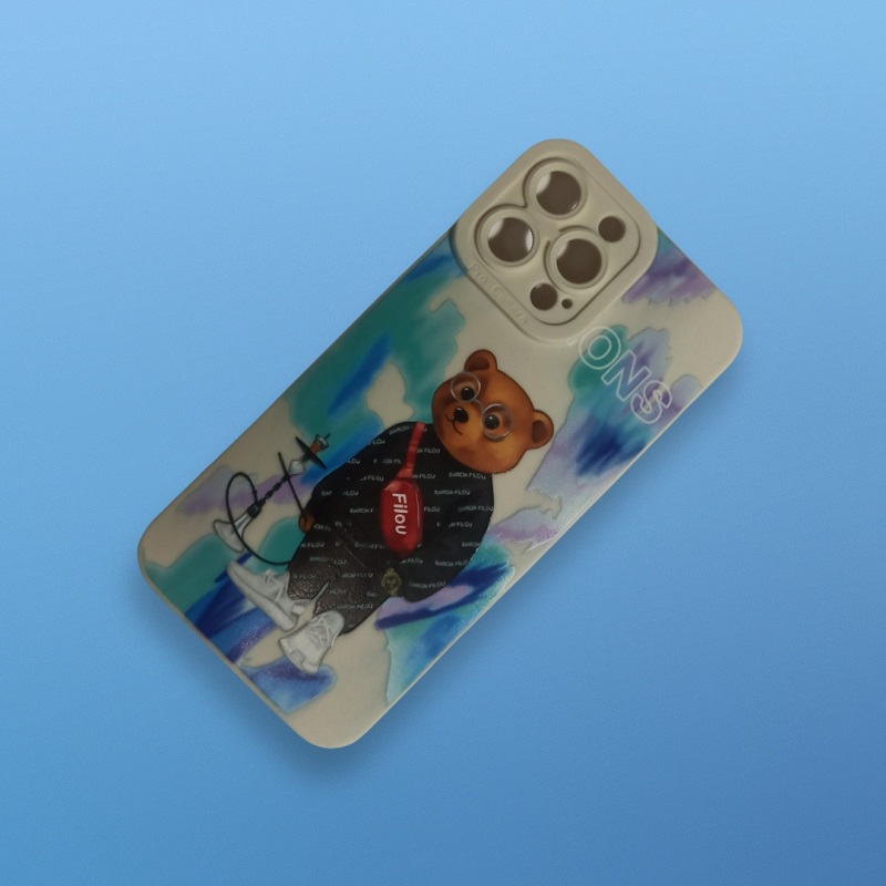 کاور مدل سیلیکونی طرحدار ( داخل مخمل ) مناسب برای گوشی موبایل اپل Iphone 12 Pro