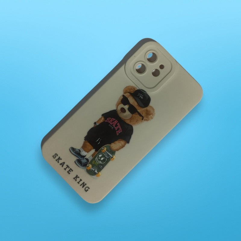 کاور مدل سیلیکونی طرحدار ( داخل مخمل ) مناسب برای گوشی موبایل اپل Iphone 12