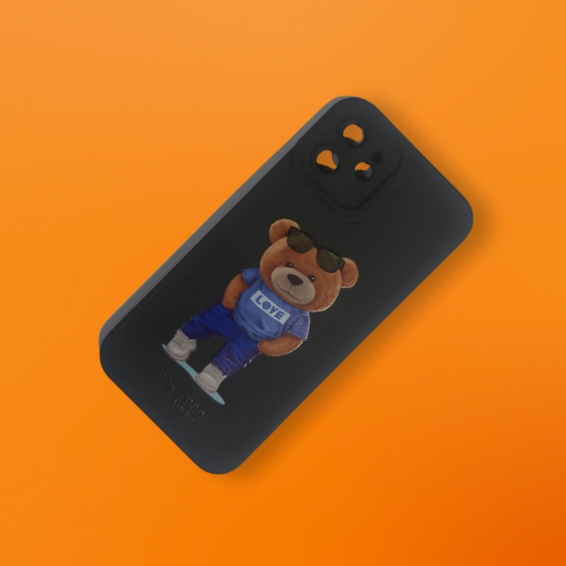 کاور مدل سیلیکونی طرحدار ( داخل مخمل ) مناسب برای گوشی موبایل اپل Iphone 12