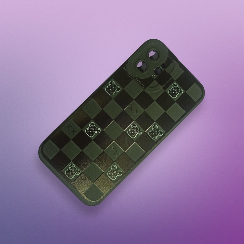 کاور مدل سیلیکونی طرحدار ( داخل مخمل ) مناسب برای گوشی موبایل اپل Iphone 12