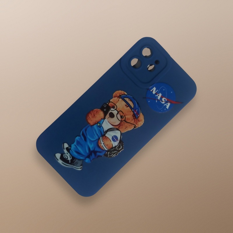 کاور مدل سیلیکونی طرحدار ( داخل مخمل ) مناسب برای گوشی موبایل اپل Iphone 12