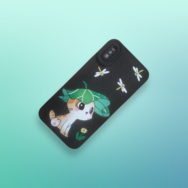 کاور مدل سیلیکونی طرحدار ( داخل مخمل ) مناسب برای گوشی موبایل اپل Iphone XS / Iphone X