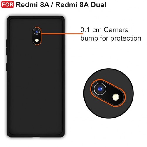 کاور تیک لایف مدل سیلیکونی ( داخل مخمل ) مناسب برای گوشی موبایل شیائومی Redmi 8A