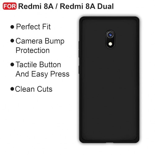 کاور تیک لایف مدل سیلیکونی ( داخل مخمل ) مناسب برای گوشی موبایل شیائومی Redmi 8A