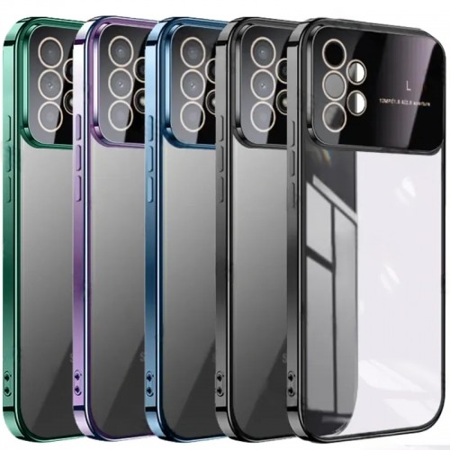 کاور مدل الکترو لنز شفاف مناسب برای گوشی موبایل سامسونگ Galaxy A33 با بهترین کیفیت و بهترین قیمت