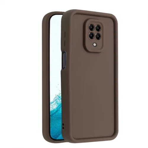 کاور مدل سولید Solid مناسب برای گوشی موبایل شیائومی شیائومی Note 9S / Note 9 Pro رنگ قهوه ای با بهترین کیفیت و بهترین قیمت