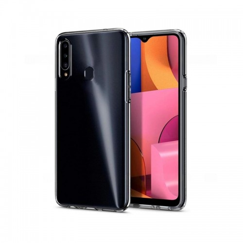 کاور مدل ژله ای ( محافظ لنز دار ) مناسب برای گوشی موبایل سامسونگ Galaxy A20S