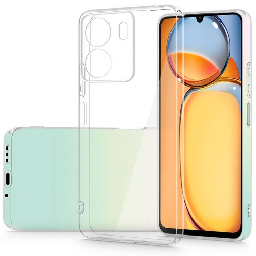 کاور مدل ژله ای ( محافظ لنز دار ) مناسب برای گوشی موبایل شیائومی Redmi 13C / Poco C65