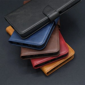 کیف کلاسوری مدل چرمی مناسب برای گوشی موبایل شیائومی Note 12 4g به همراه بند آویز