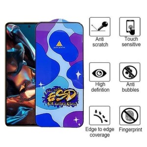 محافظ صفحه نمایش مدل TOVS سری آنتی استاتیک ESD اورجینال مناسب برای گوشی موبایل سامسونگ Galaxy A14