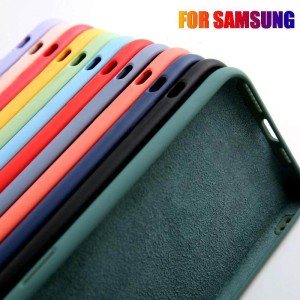 کاور مدل سیلیکونی ( داخل مخمل ) مناسب برای گوشی موبایل سامسونگ Galaxy A42