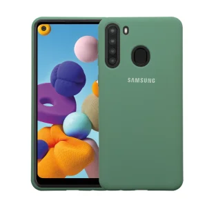کاور مدل سیلیکونی ( داخل مخمل ) مناسب برای گوشی موبایل سامسونگ Galaxy A21