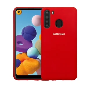 کاور مدل سیلیکونی ( داخل مخمل ) مناسب برای گوشی موبایل سامسونگ Galaxy A21