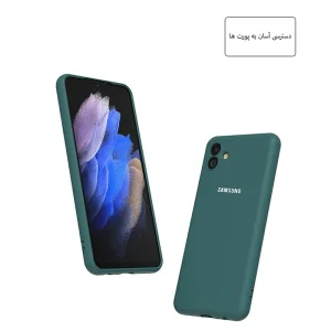 کاور مدل سیلیکونی ( داخل مخمل ) مناسب برای گوشی موبایل سامسونگ Galaxy A06