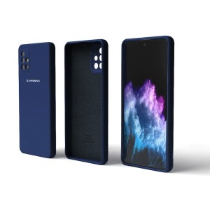 کاور مدل سیلیکونی ( داخل مخمل ) مناسب برای گوشی موبایل سامسونگ   Galaxy M32 4G / A22 4G