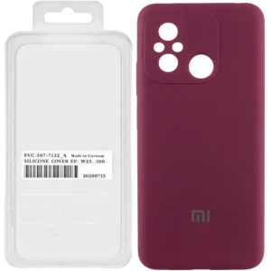 کاور مدل سیلیکونی ( داخل مخمل ) مناسب برای گوشی موبایل شیائومی Redmi 12C - Redmi 11A - Poco C55