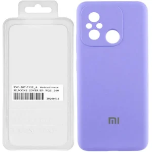 کاور مدل سیلیکونی ( داخل مخمل ) مناسب برای گوشی موبایل شیائومی Redmi 12C - Redmi 11A - Poco C55