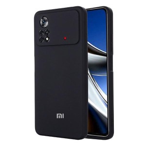 کاور مدل سیلیکونی ( داخل مخمل ) مناسب برای گوشی موبایل شیائومی Poco M4 Pro 4G