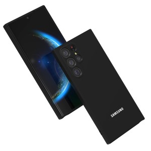 کاور مدل سیلیکونی ( داخل مخمل ) مناسب برای گوشی موبایل سامسونگ Galaxy S23 Ultra