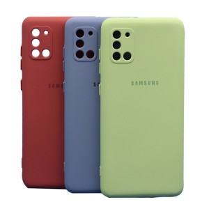 کاور مدل سیلیکونی ( داخل مخمل ) مناسب برای گوشی موبایل سامسونگ Galaxy A31