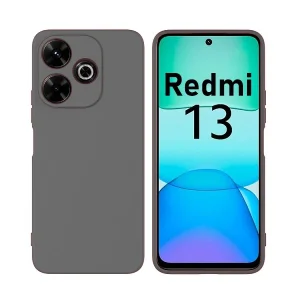 کاور مدل سیلیکونی ( داخل مخمل ) مناسب برای گوشی موبایل شیائومی Redmi 13