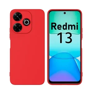 کاور مدل سیلیکونی ( داخل مخمل ) مناسب برای گوشی موبایل شیائومی Redmi 13