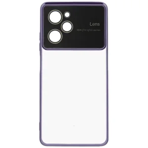 کاور مدل الکترو لنز شفاف مناسب برای گوشی موبایل شیائومی Poco X5 Pro