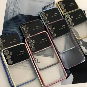 کاور مدل الکترو لنز شفاف مناسب برای گوشی موبایل شیائومی Poco X5 Pro