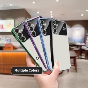 کاور مدل الکترو لنز شفاف مناسب برای گوشی موبایل سامسونگ Galaxy A15