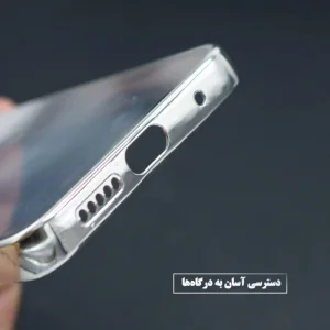 کاور مدل الکترو لنز شفاف مناسب برای گوشی موبایل سامسونگ Galaxy A15