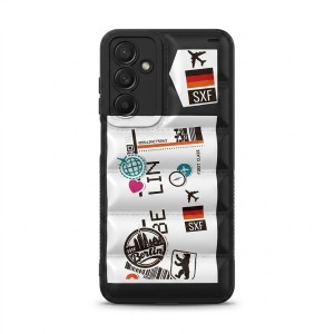 قاب پافر طرح‌دار سامسونگ Galaxy A25 رنگ مشکی