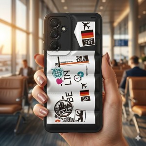 قاب پافر طرح‌دار سامسونگ Galaxy A25 - کد 107