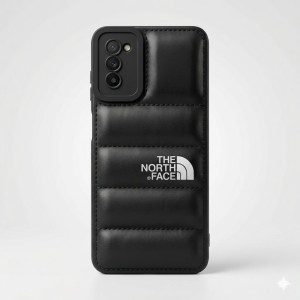 قاب سامسونگ Galaxy A03S / M02S / A02S مدل پافر طرح‌دار  ( The North Face ) - مشکی