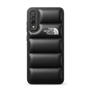 قاب سامسونگ Galaxy A70 / A70S مدل پافر طرح‌دار  ( The North Face ) - مشکی
