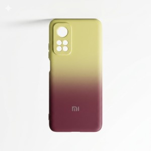 کاور موبایل شیائومی MI 10T Pro / MI 10T مدل سیلیکونی دو رنگ ( داخل مخمل ) - کد 102